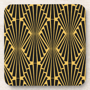 Art Deco individuelles Muster Getränkeuntersetzer