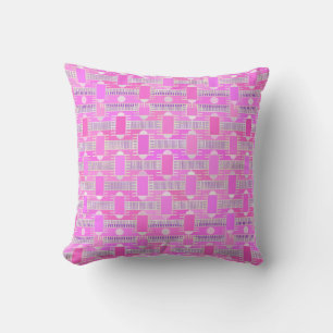 Art Deco Industrial chic - pink, mauve Kissen