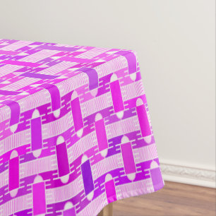 Art Deco Industrial Chic, Violett, Orchidee, Laven Tischdecke