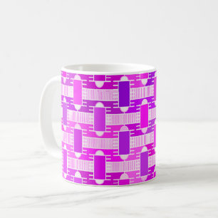 Art Déco, industrieller Chic, violett, orchid, lav Tasse