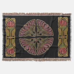 Art Deco Inspiration ich wirbele Blanket Decke