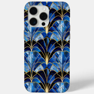 Art Deco Inspiriert Blue Colored iPhone / iPad Geh Case-Mate iPhone Hülle