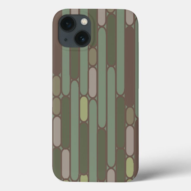 Art Deco Inspiriert Ovals Case-Mate iPhone Hülle (Rückseite)