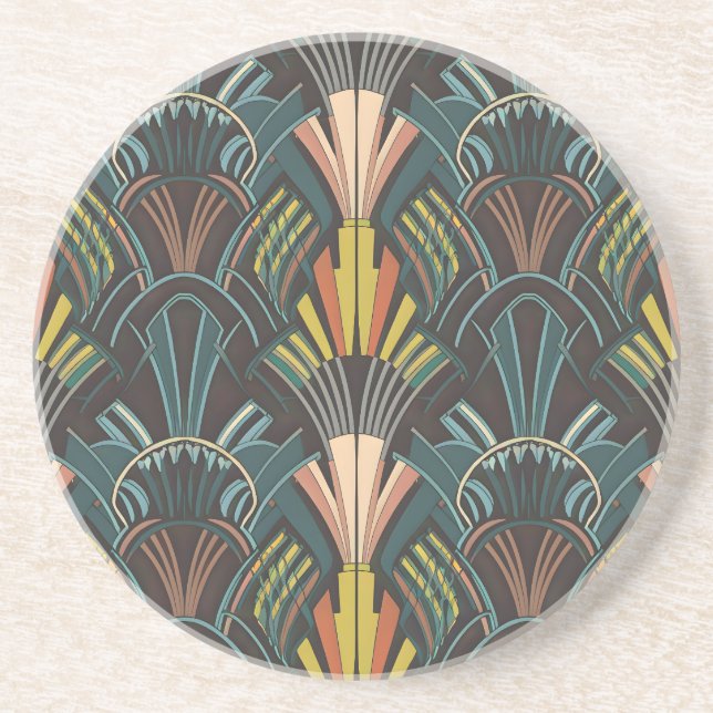 Art Deco-inspiriert Untersetzer (Vorne)