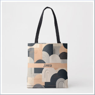 Art Deco inspiriertes Design in Pfirsich und Schwa
