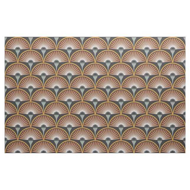 Art Deco Jazz Age Sonnenuntergang Jukebox Stoff (Fat Quarter (45,7 x 55,9 cm))