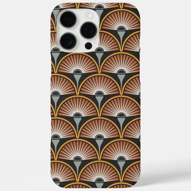 Art Deco Jazz Age Sunset Jukebox Case-Mate iPhone Hülle (Rückseite)