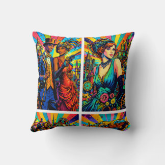 Art Deco Jazz Kissen