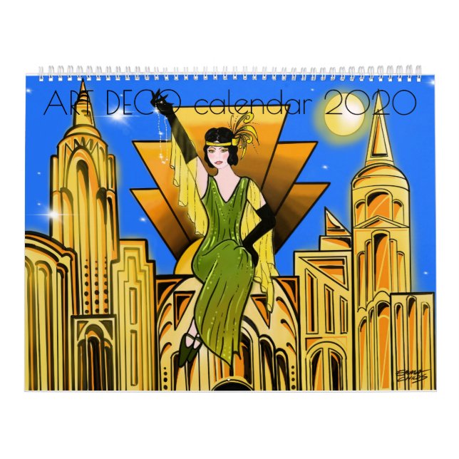 Art-Deco-Kalender 2020 Kalender (Titelbild)