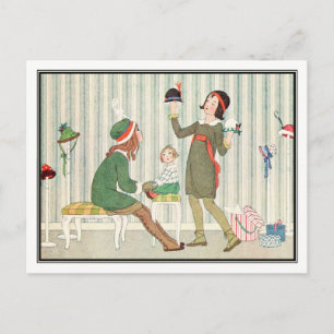 Art Deco Kaufen Hats von H. Willebeek Le Mair Postkarte