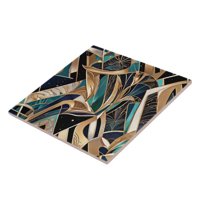 Art Deco Keramikfliese (Seite)
