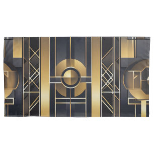 Art Deco King Kissenbezug