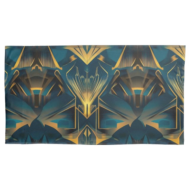 Art Deco King Pillowcase Kissenbezug (Vorderseite)