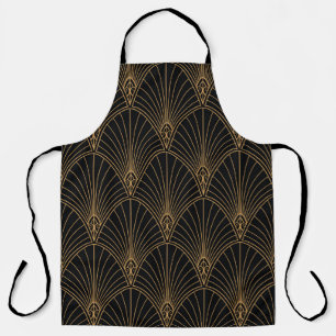 Art Deco: klassisches geometrisches Muster. Schürze