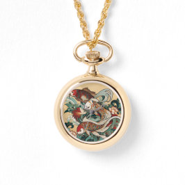 Art Deco Koi eWatch Armbanduhr