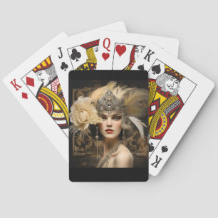 Art Deco Königin Spielkarten