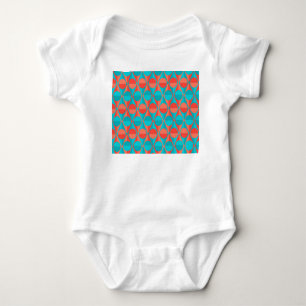 Art-Deco-Kreise und Dreiecke Baby Strampler
