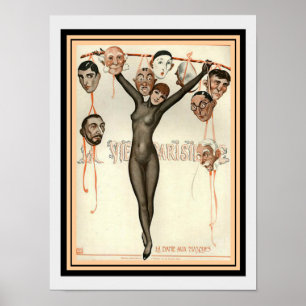 Art Deco La Vie Parisienne 12 x 16 Druck Poster