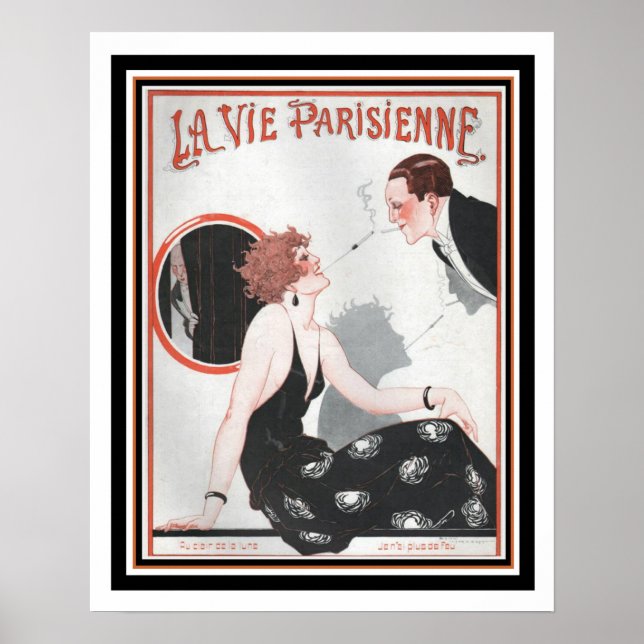 Art Deco La Vie Parisienne 16 x 20 Poster (Vorne)