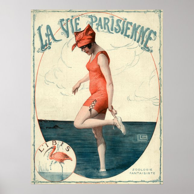 Art Deco La Vie Parisienne Poster (Vorne)