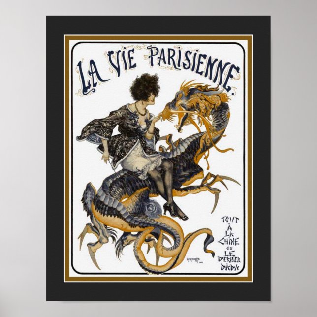 Art Deco La Vie Parisienne Poster der 1920er Jahre (Vorne)