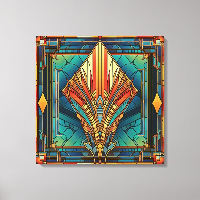 Art Deco-Leinwandkunst Leinwanddruck (Vorderseite)