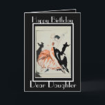 ART DECO "LET'S DANCE" DAUGHTER GREETCARD KARTE<br><div class="desc">KÖNNEN ZOLLT WERDEN.</div>