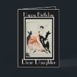 ART DECO "LET'S DANCE" DAUGHTER GREETCARD KARTE<br><div class="desc">KÖNNEN ZOLLT WERDEN.</div>