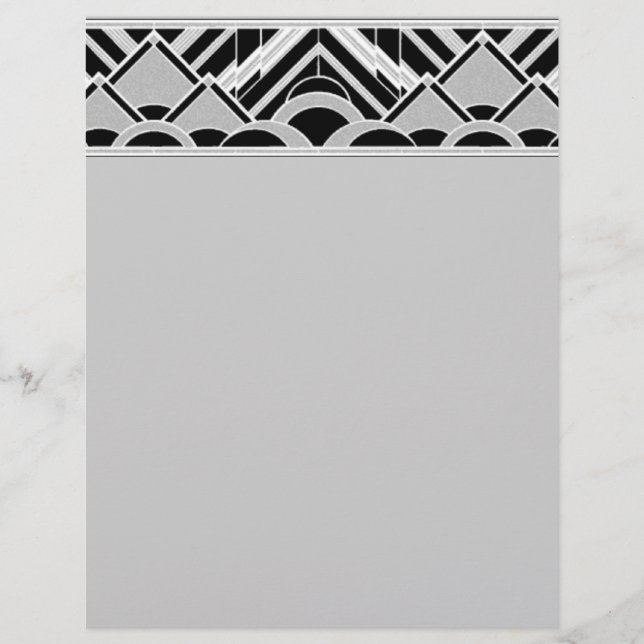 Art Deco Letterhead (Vorderseite)