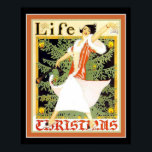 Art Deco "Life" Abdeckung Weihnachts Print 16 x 20 Poster<br><div class="desc">Fügen Sie Ihrem Weihnachtsdekor einen Schuss Nostalgischer Art Deco hinzu mit diesem Life Art Deco Weihnachtsdrucken.</div>