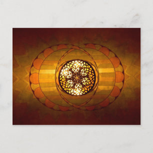 Art Deco Lighting Postkarte