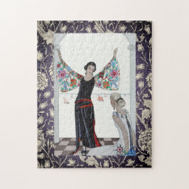 Art Déco Lila Puzzle