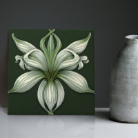 Art Deco Lilly Wine Deco Kunst, Dichtung und Keram
