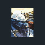 Art Deco Locomotive Baltimore und Ohio Leinwanddruck<br><div class="desc">Art Deco Locomotive Baltimore und Ohio.</div>