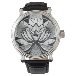 Art Deco Lotus eWatch Armbanduhr