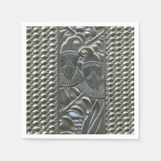 Art Deco Love Birds Paper Napkin Serviette