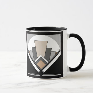 Art-Deco-Lüfterausdruck Tasse
