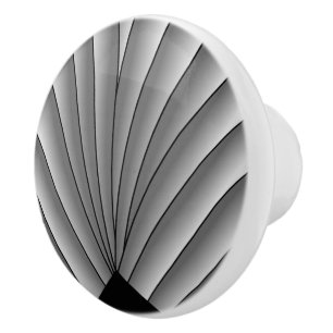 Art Deco Lüfterdesign Graue Keramik Knoblauch Keramikknauf