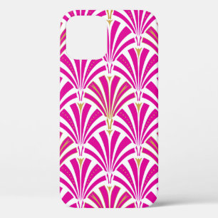 Art-Deco-Lüftermuster - Pfefferminz-Rosa Case-Mate iPhone Hülle