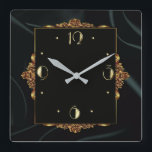 Art Deco Lux Quadratische Wanduhr<br><div class="desc">Großartiges Uhrendesign. Man wird es wie andere Lieben machen. Sie können dieses Design auch für andere Produkte verwenden,  die Sie mögen,  oder Ihren Text anpassen und hinzufügen. Folgen Sie mir für mehr. Vielen Dank. Ich wünsche Ihnen einen schönen Tag.</div>