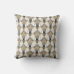 Art Déco, Luxus-Gold-Motiv Kissen