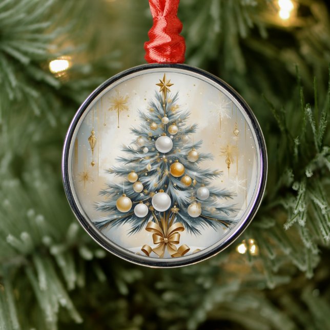 Art Deco Luxus Weihnachten Ornament Aus Metall (Baum)