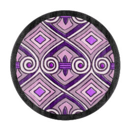 Art Deco macht Persia (helle Purples) Charcuterie Schneidebrett
