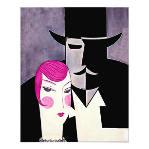 Art Deco-Magazincover Fotodruck