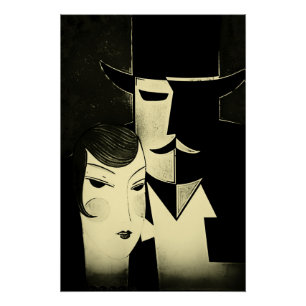 Art Deco-Magazincover Poster