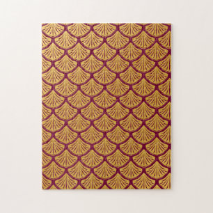 Art Déco Magenta Magenta Puzzle