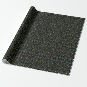 Art Deco Marmor: Malachit Luxus Geschenkpapier