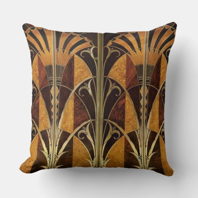 ART DECO MARQUETRY 2 KISSEN (Vorderseite)