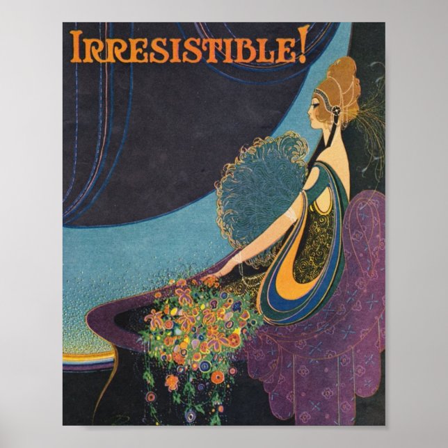 Art Deco Mavis Perfume Werbung Poster (Vorne)