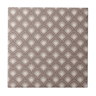 Art Deco Meeresmuscheln Fliese